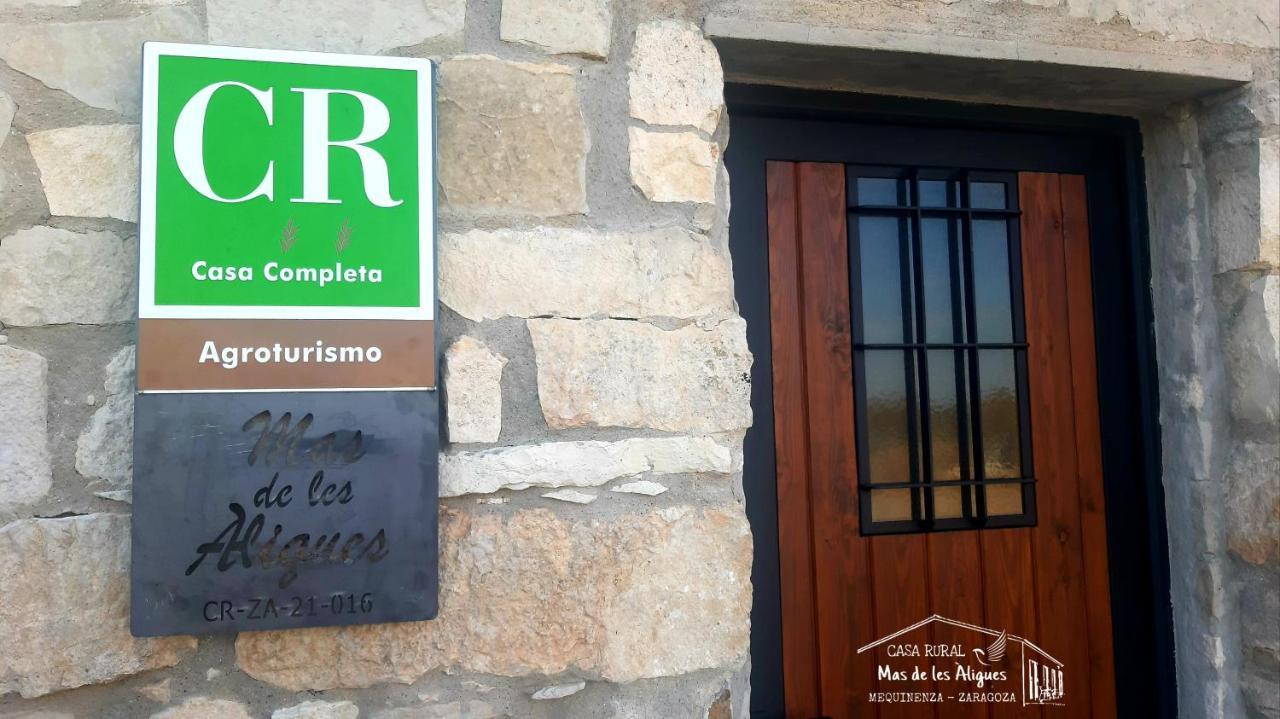 Casa Rural Mas De Les Aligues Mequinenza Exteriér fotografie